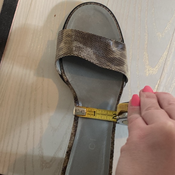 Gucci Snakeskin Leather Slide Heel Pumps Good Condition Trendy Classic Sexy - Picture 7 of 8